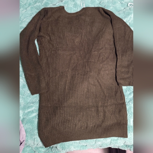 Lulus Olive Green Sweater Dress - Picture 4 of 5